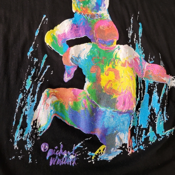 Vintage Baseball t-shirt - Richard Wallish 80s - Picture 2 of 3